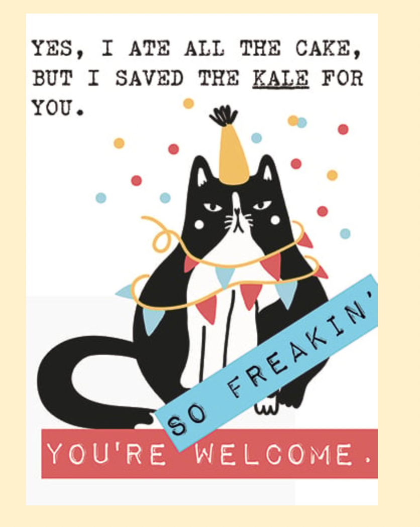 Calypso Cards Mean Kat Kale